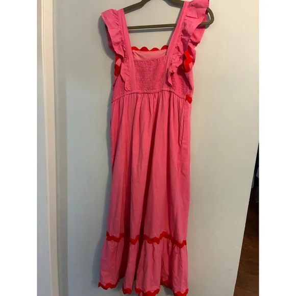 NWT Zesica Pink Sundress Size Medium - Picture 7 of 10